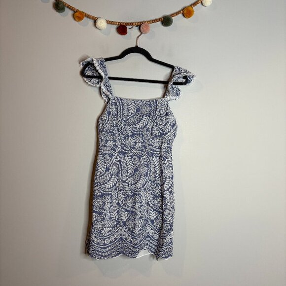 Alice + Olivia Honor Flutter Sleeve Tunic Dress - Picture 2 of 8